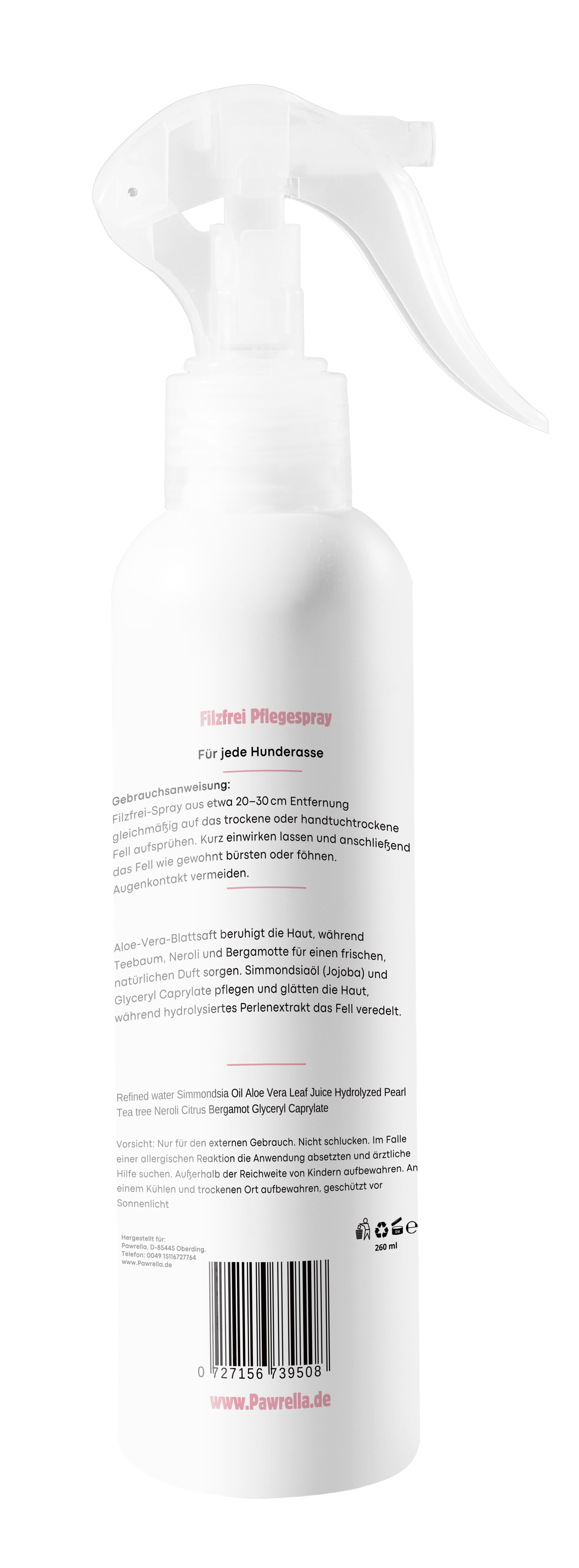 Filzfrei Pflegespray